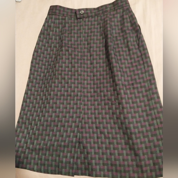 Vintage wool Land's End knee length pencil skirt - Picture 3 of 4